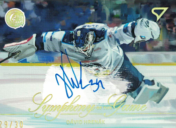 David Hrenak Liberec Tipsport ELH 2023/24 SportZoo 2. serie Symphony of the Game AUTO /30 #SGS-DH