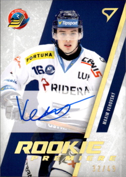Maxim Vehovsky Vitkovice Tipsport ELH 2023/24 SportZoo 2. serie Rookie Premiere AUTO /49 #RPS-MV