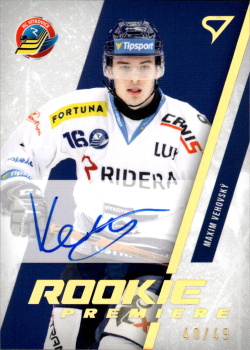 Maxim Vehovsky Vitkovice Tipsport ELH 2023/24 SportZoo 2. serie Rookie Premiere AUTO /49 #RPS-MV