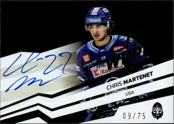 Chris Martenet Kladno Tipsport ELH 2023/24 SportZoo 2. serie Around the World AUTO /75 #AWS-CM