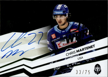 Chris Martenet Kladno Tipsport ELH 2023/24 SportZoo 2. serie Around the World AUTO /75 #AWS-CM