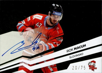 Rok Macuh Olomouc Tipsport ELH 2023/24 SportZoo 2. serie Around the World AUTO /75 #AWS-RM