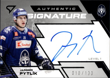 Jaromir Pytlik Kladno Tipsport ELH 2023/24 SportZoo 2. serie Authentic Signature Level 1 /130 #SL1-JP