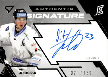 Vit Jiskra Karlovy Vary Tipsport ELH 2023/24 SportZoo 2. serie Authentic Signature Level 1 /130 #SL1-VJ