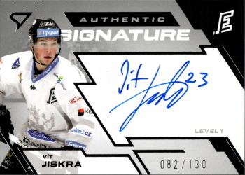 Vit Jiskra Karlovy Vary Tipsport ELH 2023/24 SportZoo 2. serie Authentic Signature Level 1 /130 #SL1-VJ