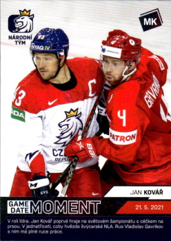 Jakub Kovar Reprezentace Moje Karticky Narodni Tym 2020/21 MK Rainbow /60 #92