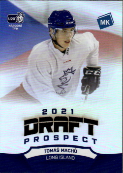 Tomas Machu Reprezentace Moje Karticky Narodni Tym 2020/21 MK Draft Prospects Rainbow laser #8