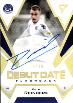 Petr Reinberk Slovacko SportZoo FORTUNA:LIGA 2023/24 2. serie Debut Date Flashback Auto /49 #DFS-PR