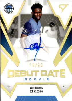 Chidera Okoh Liberec SportZoo FORTUNA:LIGA 2023/24 2. serie Debut Date Rookie Auto /80 #DRS-CO