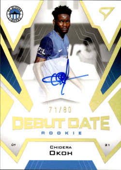 Chidera Okoh Liberec SportZoo FORTUNA:LIGA 2023/24 2. serie Debut Date Rookie Auto /80 #DRS-CO