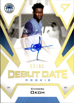Chidera Okoh Liberec SportZoo FORTUNA:LIGA 2023/24 2. serie Debut Date Rookie Auto /80 #DRS-CO