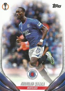 Abdallah Sima Glasgow Rangers Topps UEFA Club Competitions 2023/24 #79