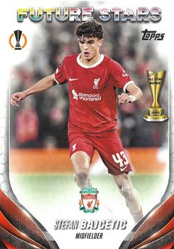 Stefan Bajcetic Liverpool Topps UEFA Club Competitions 2023/24 Future Star #81