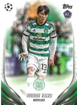 Hyunjun Yang Celtic Glasgow Topps UEFA Club Competitions 2023/24 #83