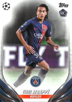 Ethan Mbappe Paris Saint-Germain Topps UEFA Club Competitions 2023/24 #91