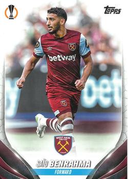 Said Benrahma West Ham United Topps UEFA Club Competitions 2023/24 #103