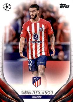 Mario Hermoso Atletico Madrid Topps UEFA Club Competitions 2023/24 #106