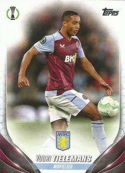 Youri Tielemans Aston Villa Topps UEFA Club Competitions 2023/24 #108