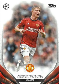 Rasmus Hojlund Manchester United Topps UEFA Club Competitions 2023/24 #131