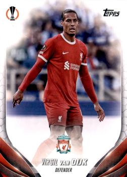 Virgil van Dijk Liverpool Topps UEFA Club Competitions 2023/24 #132