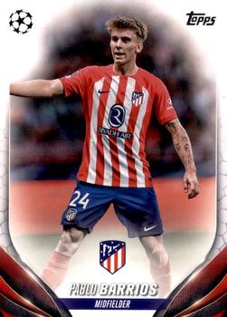 Pablo Barrios Atletico Madrid Topps UEFA Club Competitions 2023/24 #139