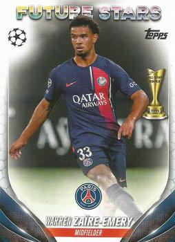 Warren Zaire-Emery Paris Saint-Germain Topps UEFA Club Competitions 2023/24 Future Star #159