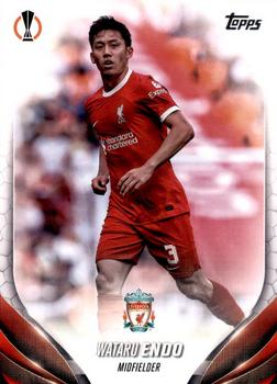 Wataru Endo Liverpool Topps UEFA Club Competitions 2023/24 #170