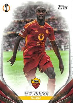 Evan Ndicka AS Roma Topps UEFA Club Competitions 2023/24 #176