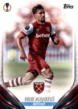 Lucas Paqueta West Ham United Topps UEFA Club Competitions 2023/24 #179