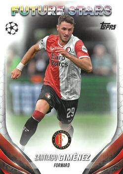 Santiago Gimenez Feyenoord Topps UEFA Club Competitions 2023/24 Future Star #195
