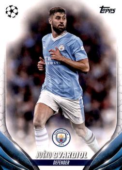 Josko Gvardiol Manchester City Topps UEFA Club Competitions 2023/24 #196
