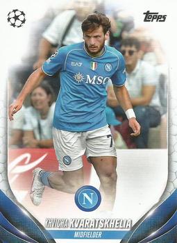 Khvicha Kvaratskhelia SSC Napoli Topps UEFA Club Competitions 2023/24 #199