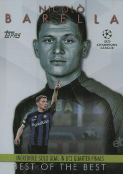 Nicolo Barella Internazionale Milano Topps UEFA Club Competitions 2023/24 Best of the Best 2022-23 Moments #BM-2