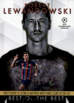 Robert Lewandowski FC Barcelona Topps UEFA Club Competitions 2023/24 Best of the Best 2022-23 Moments #BM-7