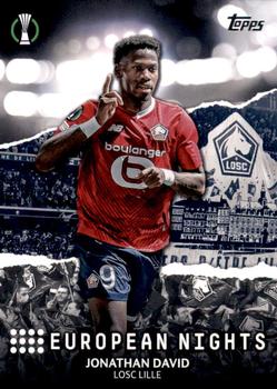 Jonathan David LOSC Lille Topps UEFA Club Competitions 2023/24 European Nights #EN-2