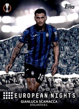 Gianluca Scamacca Atalanta BC Topps UEFA Club Competitions 2023/24 European Nights #EN-4