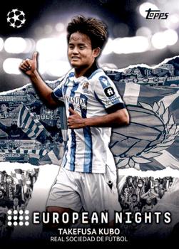 Takefusa Kubo Real Sociedad Topps UEFA Club Competitions 2023/24 European Nights #EN-26