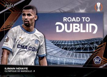 Iliman Ndiaye Olympique Marseille Topps UEFA Club Competitions 2023/24 Road to the Final #RF-12