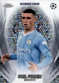Phil Foden Manchester City Topps UEFA Club Competitions 2023/24 Ultimate Stage Chrome #USC-34