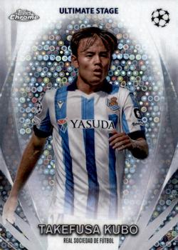 Takefusa Kubo Real Sociedad Topps UEFA Club Competitions 2023/24 Ultimate Stage Chrome #USC-46