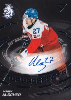 Marek Alscher Reprezentace Hokejove Cesko 2024 SportZoo Top Prospects Auto /15 #TPS-MA
