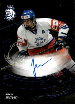 Adam Jecho Reprezentace Hokejove Cesko 2024 SportZoo Top Prospects Auto /15 #TPS-JE