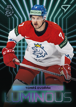 Tomas Dvorak Reprezentace Hokejove Cesko 2024 SportZoo Luminous Blue #LS-04
