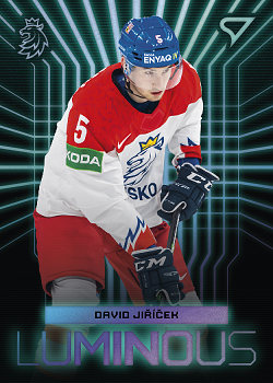 David Jiricek Reprezentace Hokejove Cesko 2024 SportZoo Luminous Blue #LS-07