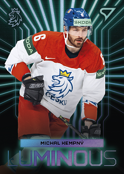Michal Kempny Reprezentace Hokejove Cesko 2024 SportZoo Luminous Blue #LS-08