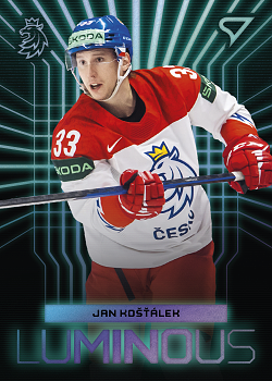 Jan Kostalek Reprezentace Hokejove Cesko 2024 SportZoo Luminous Blue #LS-10