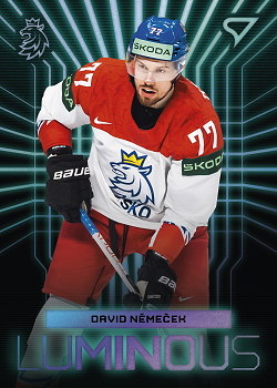 David Nemecek Reprezentace Hokejove Cesko 2024 SportZoo Luminous Blue #LS-12