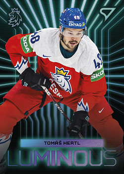 Tomas Hertl Reprezentace Hokejove Cesko 2024 SportZoo Luminous Blue #LS-15