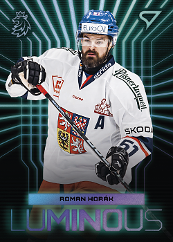 Roman Horak Reprezentace Hokejove Cesko 2024 SportZoo Luminous Blue #LS-16
