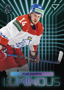 Filip Chlapik Reprezentace Hokejove Cesko 2024 SportZoo Luminous Blue #LS-17